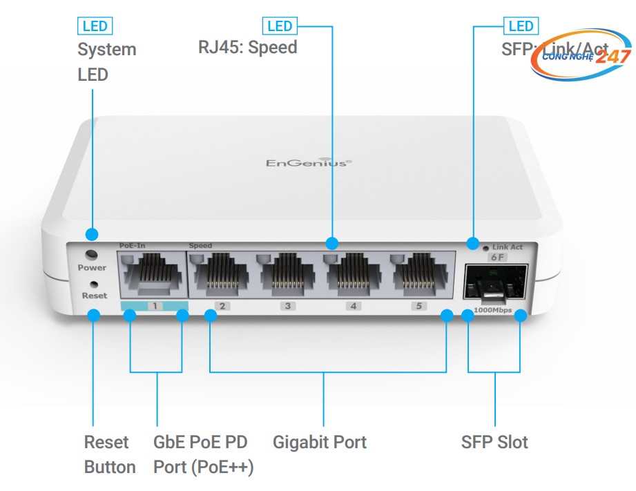 Switch Extender EnGenius EXT1106 | Công Nghệ 247