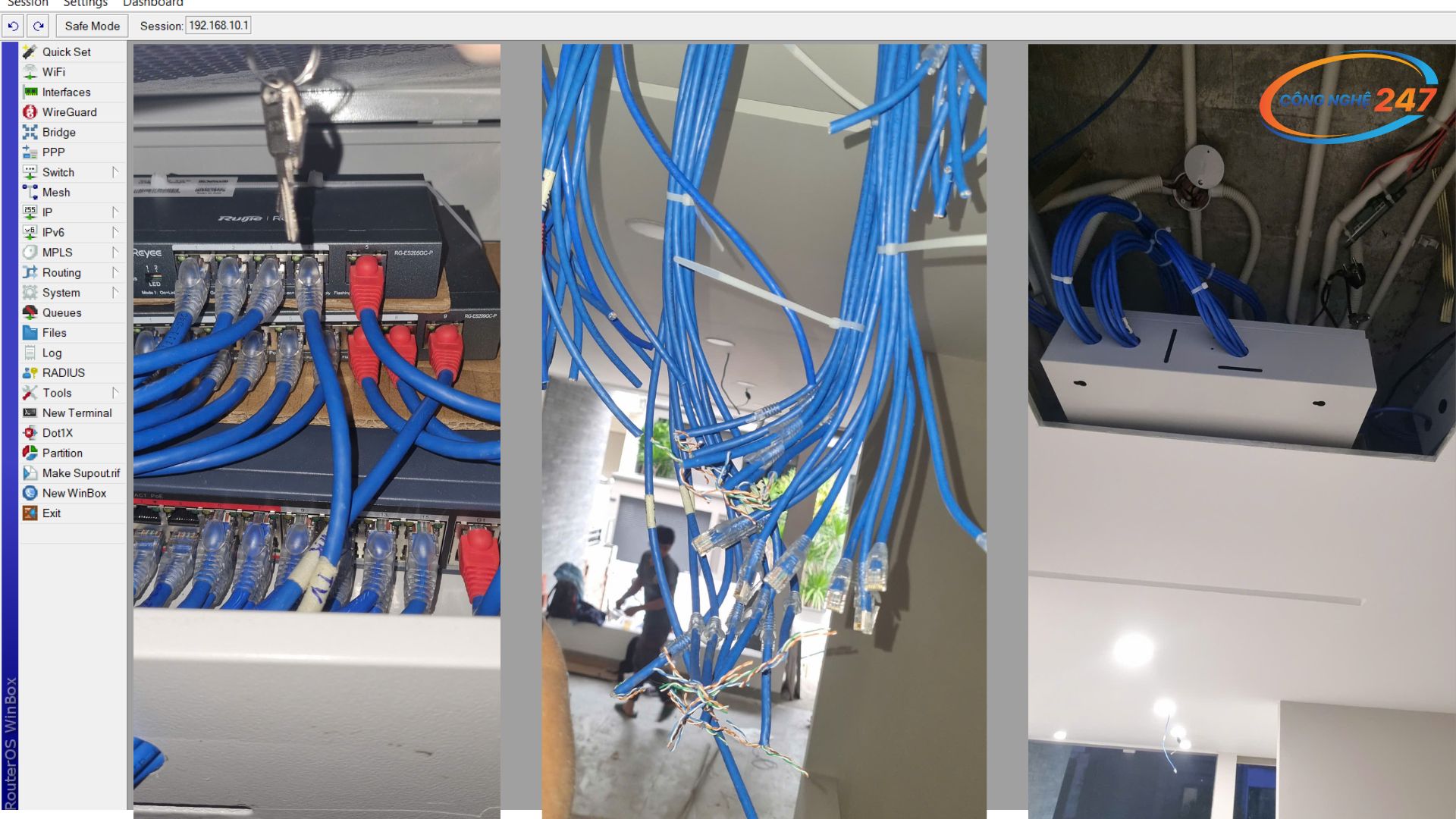 Dự án hệ thống mạng camera wifi báo cháy